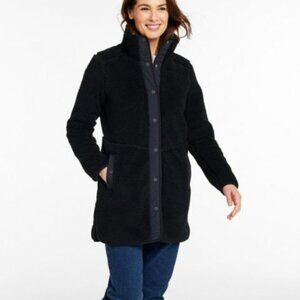 L.L. Bean - Women's Sherpa Fleece Jacket - Black